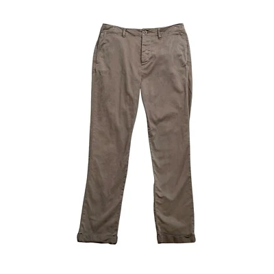 Current Elliott Pants Womens 28 Graphite Button Fly Straight Chino Trouser - Image 1 of 4