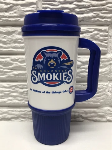 Tennessee Smokies Plastic Travel Mug AA affiliate of Chicago Cubs Cover