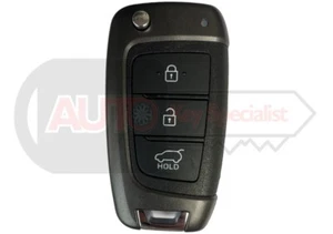 Original-Zubehör-Hersteller 3 Tasten Flip Key Fernbedienung Hyundai I30, Kona (2017-2020), 433MHz, J9800, G3200 - Bild 1 von 2