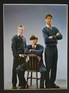 HARRY POTTER Matted Print NEVILLE LONGBOTTOM SEAMUS & DEAN Fits an 11x14 Frame - Picture 1 of 1