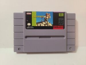 Paperboy 2 (Super Nintendo, 1991) SNES "Made in Japan" Authentic Label Nice