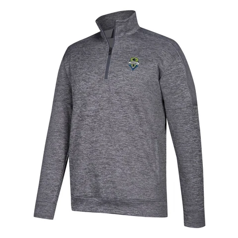 Seattle Sounders FC Jacket Adidas Quarter Zip Pulllover Cover