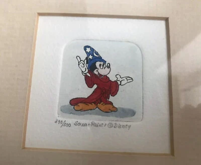 Vintage Sowa & Reiser Disney Mickey Mouse Etching Limited Edition Framed Print - Image 1 of 3