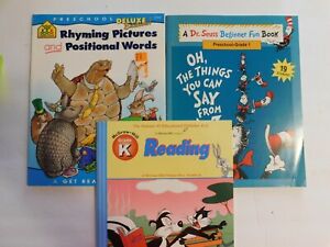 Preschool Kindergarten Workbooks Three Reading Writing