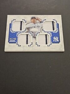 2014 Topps Museum Primary Pieces Quad Relic /99 Andy Pettitte Yankees *...