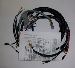 IMPIANTO ELETTRICO ELECTRICAL WIRING VESPA PK 50 S LUSSO AVVIAMENTO ELETTRICO - Picture 1 of 1