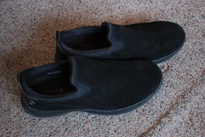 Lands' End schwarze Wildleder Leder Slipper Mokassin Herren Gr. 11 W - Bild 1 von 3