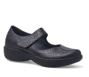DANSKO Sonoma Annie Black Leather Mary Janes Clogs Comfort Shoes EU 37 US 6.5 -7 - Picture 1 of 10