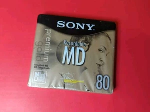 Sony Hi-MD Compatible Premium Gold 80 min MiniDisc New - Picture 1 of 2