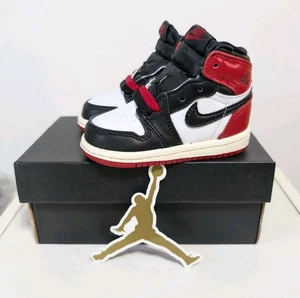 Jordan 1 Retro High OG TD taglia 4C NUOVO punta nera reimmaginata Sky Jordan FD1413 106 - Foto 1 di 9