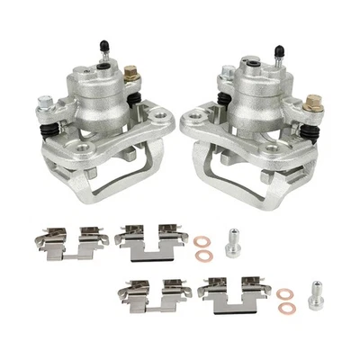 Rear Pair For 2004 2005 2006 2007 Toyota Highlander Brake Calipers w/ Bracket - Image 1 of 4