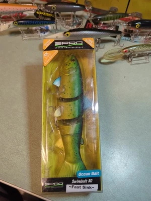 Isca de natação SPRO 80. Afundamento rápido Hot Dorado. Isca de água salgada. Edição limitada.  - Imagem 1 de 4