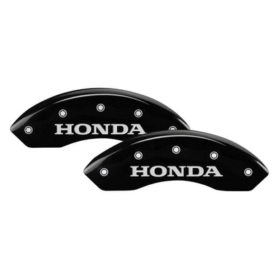 For Honda Ridgeline 06-11 Gloss Black Caliper Covers w Engraving Full Kit, 4 pcs - Image 1 of 2