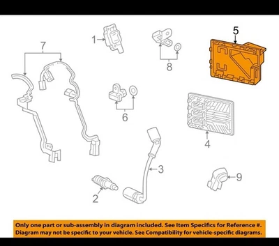 TAHOE YUKON ESCALADE ECM MOUNTING BRACKET 2015-2018 NEW OEM GM 23283540 - Image 1 of 2
