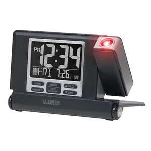 616A-56647-INT Travel Projection Alarm with Fold Out Stand - Picture 1 of 7