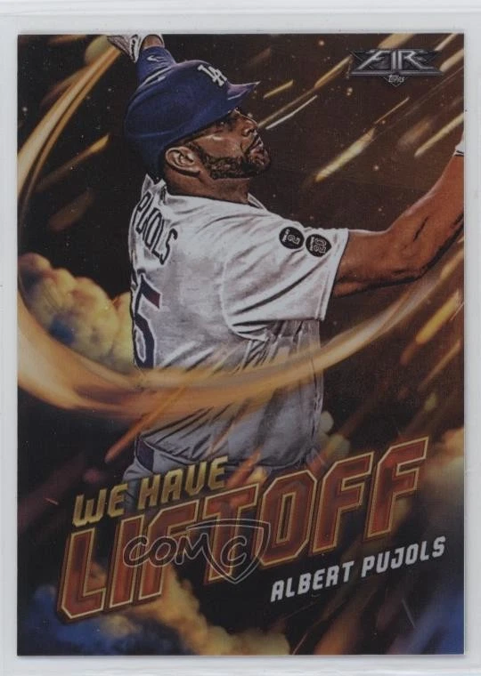 2021 Topps Fire We Have Liftoff Albert Pujols #WHL-16 - Image 1 of 3