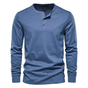 Winter Cuff Tee Herren Langarm T-Shirt Thermo Henley Opa warm Waffelstrick - Bild 1 von 14