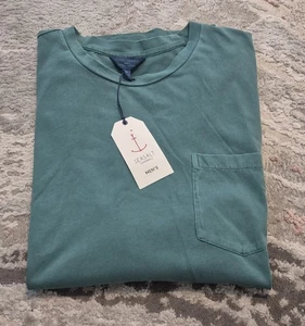 T-Shirt Uomo Seasalt - Maglietta Uomo Carreck Tinta Pigmento - Verde Hepworth - Foto 1 di 8