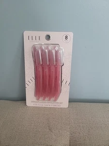 ELLE ESSENTIALS Dermaplaning Exfoliation Set - 8 Pack for Facial Hair & Eyebrows - Picture 1 of 4
