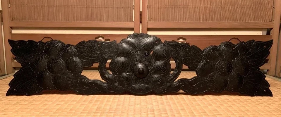 Taisho Sendai Soma Hierro Crisantemo Cresta Bloqueo Montaje con Llave de Peso Nirami Foto 1 de 4