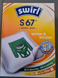 Swirl S67 Staubsaugerbeutel für Siemens, Bosch und Andere - Bild 1 von 2