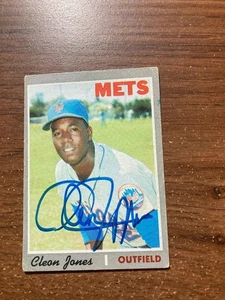 Autograph Signed Autographed Cleon Jones Mets - Picture 1 of 1