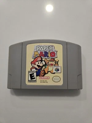 Paper Mario (Nintendo 64, 2001) N64 только картридж - ПРОТЕСТИРОВАНО! - Изображение 1 из 2