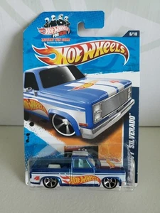 Hot Wheels 2011 HW Racing - '83 Chevy Silverado in Blue/White Instant Win Card - Picture 1 of 8
