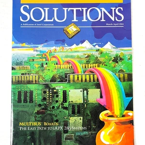 Intel Corp Solutions Vintage Computer Tech Magazine 1983 Multibus iAPX 286 EPROM - Zdjęcie 1 z 10