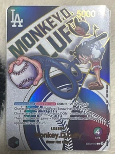 Monkey D. Luffy ONE PIECE Karte Los Angeles Dodgers EB02-010 Englisch aus Japan - Bild 1 von 6