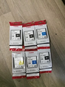 CARTRIDGE Canon PFI-102 PFI102 CYMK INK IPF500 IPF600 IPF700 FACTORY SEALED TVA - Photo 1/1