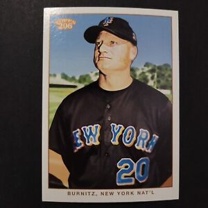 2002 Topps 206 #260 Jeromy Burnitz Without Bat Variation New York Mets