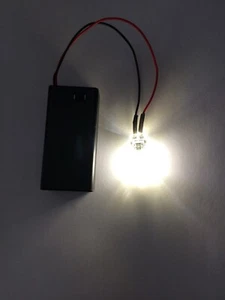 Batteriebetriebenes Ausstellungsdisplay LED Glühbirne Licht warmweiß - Bild 1 von 3