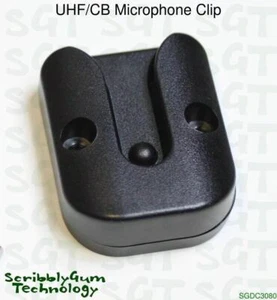 UHF/CB Microphone Holder Clip - Plastic Suits Uniden and Some Others - Picture 1 of 5