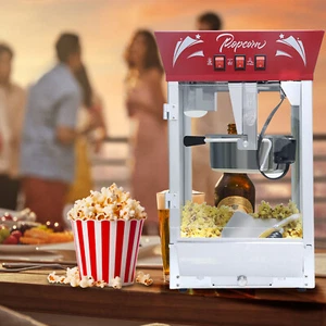 850W Commercial Popcorn Machine Maker Popper Countertop Style 12OZ Kettle - Picture 1 of 30
