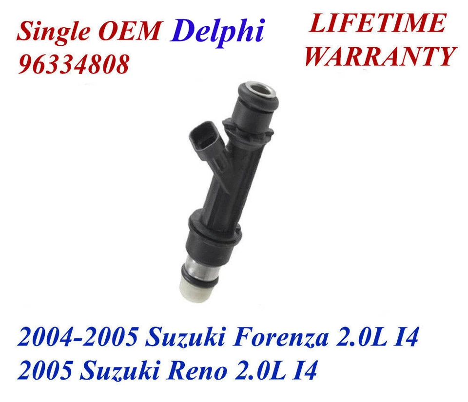 Оригинальная однотопливная форсунка Delphi для 2005 Suzuki Reno 2,0 л I4 - Изображение 1 из 1