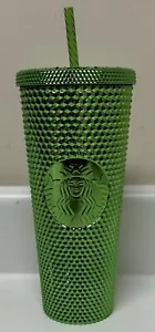 NEW Starbucks ‘23 Winter Holiday Green Studded 24oz Venti Tumbler - Picture 1 of 3