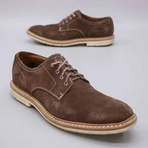 Timberland Men's 11.5 Naples Trail Brown Suede Dress Lace-up Oxfords A17FQ - Bild 1 von 12
