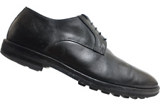 TO BOOT NEW YORK Plain-Toe Black 12M-US/11.5UK/46E Men Leather Derby Dress Shoes