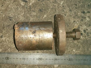 arbor adaptor, holes plate OD 102mm, main solid steel body OD 73mm - Bild 1 von 2