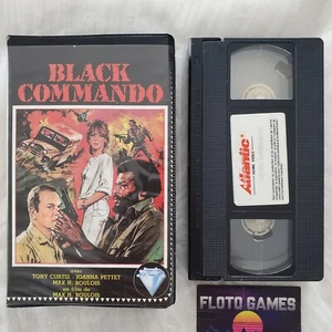 VHS D'Origine FR : Black Commando ( Othello ) Tony Curtis - 1982 - Floto Games - Picture 1 of 2