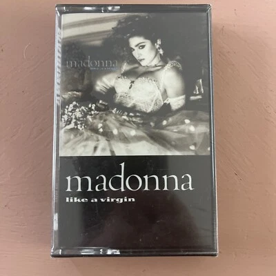 MADONNA  SEALED LIKE A  VIRGIN CASSETTE TAPE US SIRE 1984 CLUB W4-25157 - Image 1 of 4