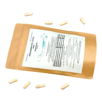 EIGENHERSTELLUNG 270 x 530mg KOLLAGEN TYP I+II+III + Hyaluronsäure +Vitamin-C Kapseln collagen