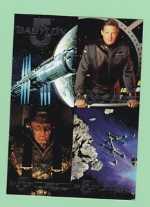 Tarjeta promocional Fleer Ultra Babylon 5 1995 sin cortar 5 x 7 - Imagen 1 de 2