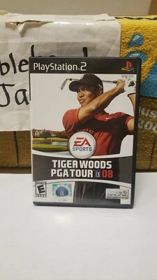 CIB TIGER WOODS PGA TOUR 08 GOLF 2008 SONY PLAYSTATION 2 PS2 VIDEO GAME - Image 1 of 4
