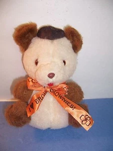 VINTAGE 1960'S STEVEN SMITH - BROWNIES / GIRL SCOUTS PLUSH BEAR - HTF - GVC  - Picture 1 of 5