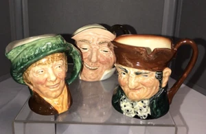 3 Brocche ROYAL DOULTON TOBY - Arriet "A", Farmer John "A", Old Charley "A" - Foto 1 di 11