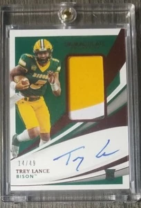 2021 Immaculate Collegiate Trey Lance Ruby True RPA /49 NDSU 49ers Rookie Rc - Picture 1 of 4