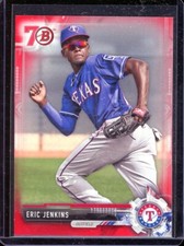 2017 Bowman 70th Anniversary Red Eric Jenkins Rc #BP19