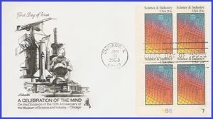 USA3 #2031 U/A ARTMASTER FDC PB4 Science & Industry - Bild 1 von 1